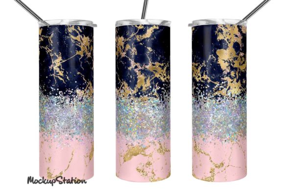 20oz Insulated Stainless Steel Travel Tumbler - Marble Tumbler