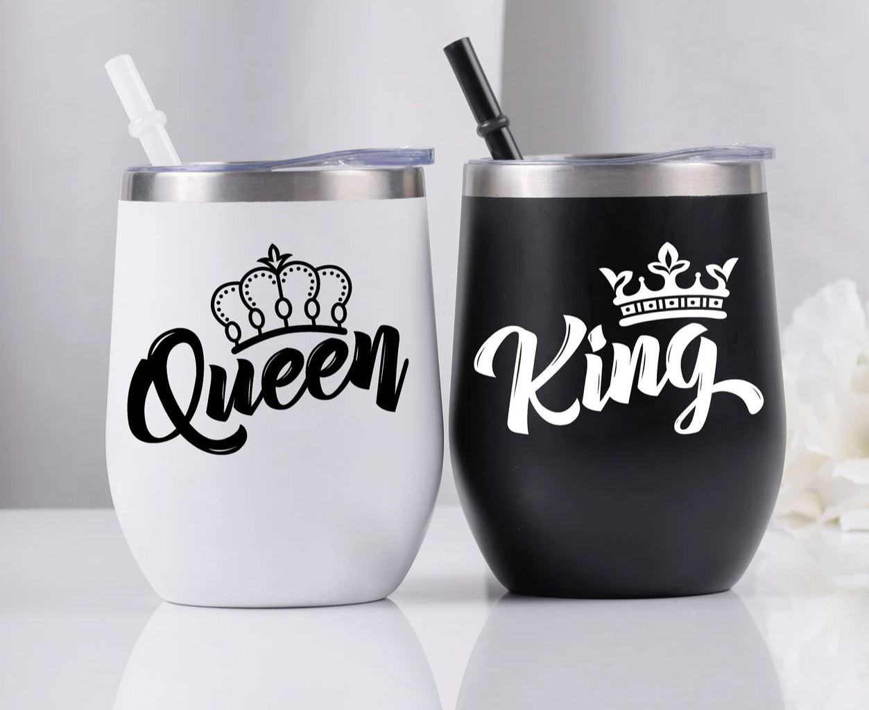 Black Queen - Personalized Tumbler Cup