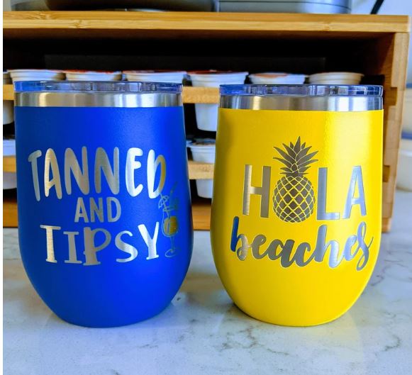 Sarcastic and Witty Tumblers - 12oz Insulated Stainless Steel Wine Tumbler