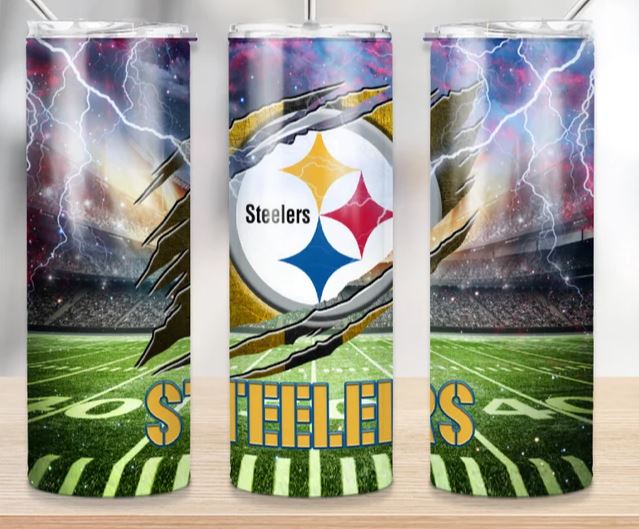 Steelers- 20oz Insulated Stainless Steel Travel Tumbler