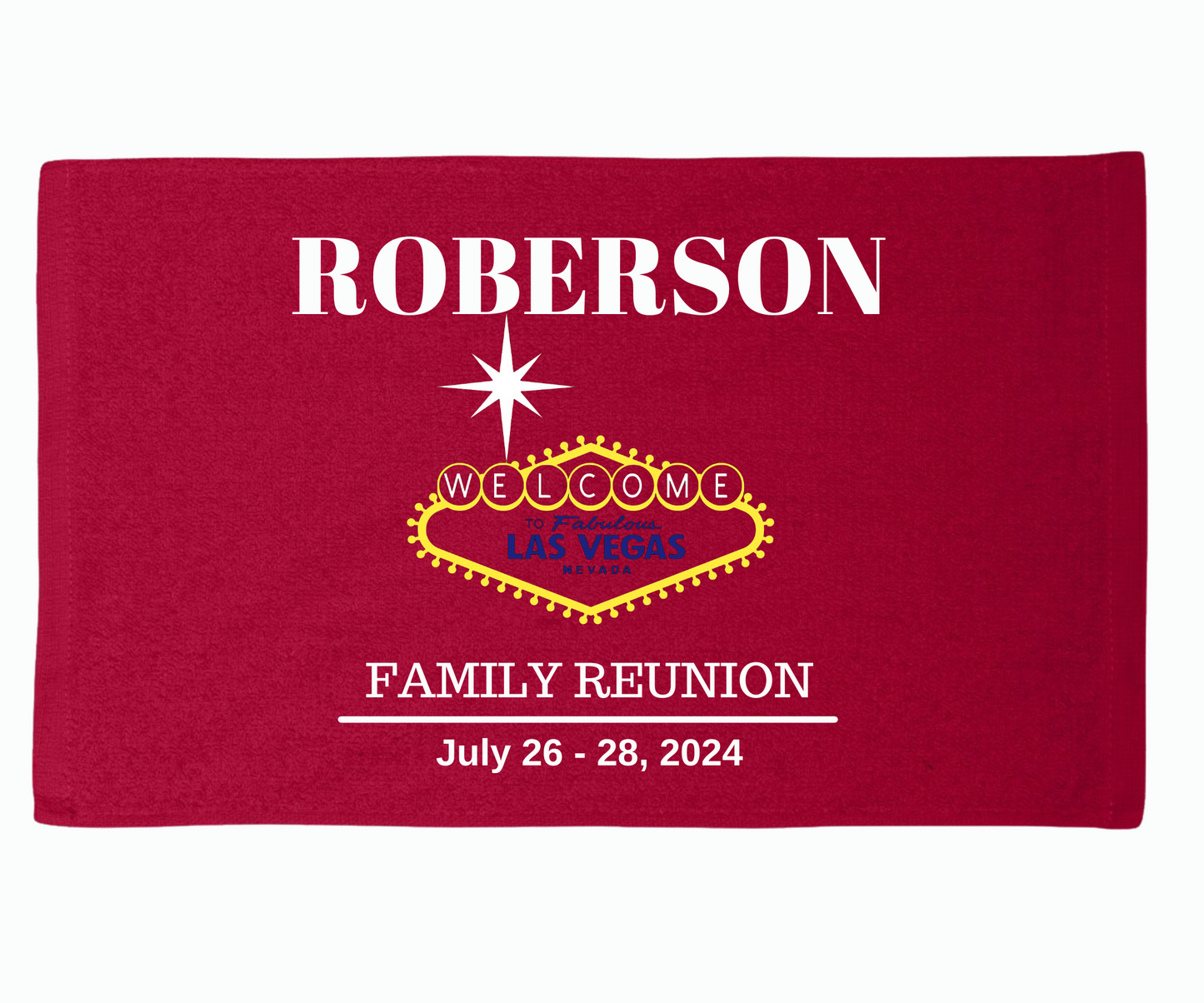 2024 Roberson Family Reunion Rally Towel
