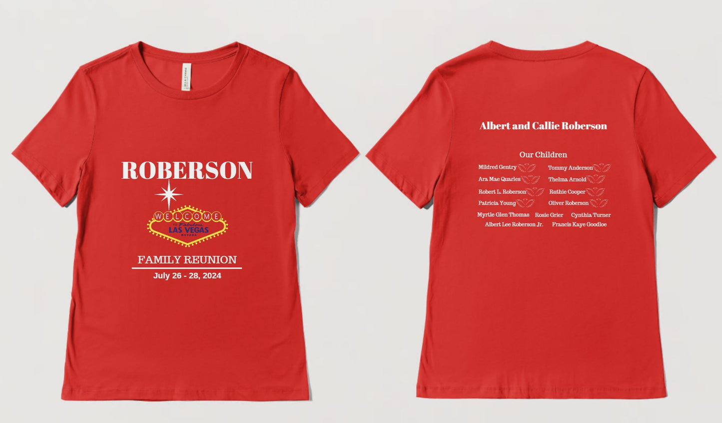 2024 Roberson Family Reunion Shirts