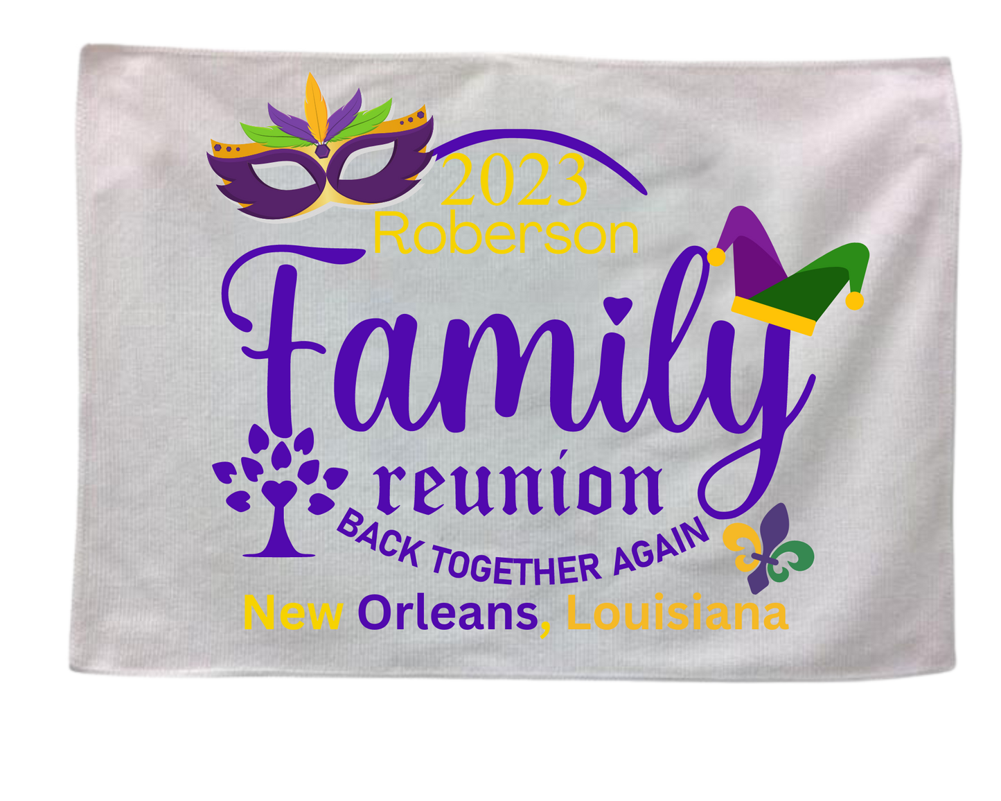 Roberson Family Reunion Rally Towel