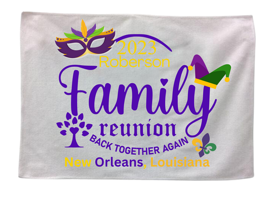 Roberson Family Reunion Rally Towel