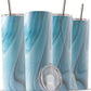 20oz Skinny Insulated Stainless Steel Tumbler with Lid and Straw