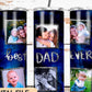 Best Dad Ever - 20oz Insulated Stainless Steel Travel Tumbler with lid and Custom Photo