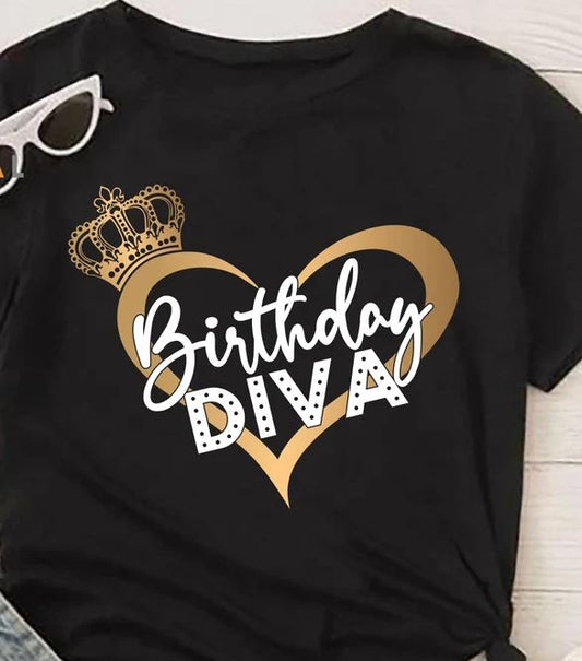 Birthday Diva  Shirt