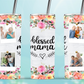 20oz Insulated Stainless Steel Travel Tumbler with lid and Custom Photo Blessed Mom, Granny, Mama, Nanny, Nana