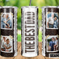 The Best Dad - 20oz Insulated Stainless Steel Travel Tumbler with lid and Custom Photo