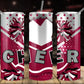 20oz Insulated Stainless Steel Travel Tumbler with (Cheerleader)