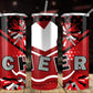20oz Insulated Stainless Steel Travel Tumbler with (Cheerleader)