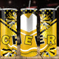 20oz Insulated Stainless Steel Travel Tumbler with (Cheerleader)