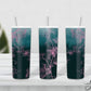 20oz Insulated Stainless Steel Travel Tumbler with (Floral)