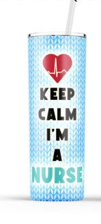 20oz Insulated Stainless Steel Travel Tumbler - Nursing Jobs