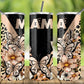 20oz Insulated Stainless Steel Travel Tumbler with lid MAMA (Butterflies)