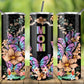 20oz Insulated Stainless Steel Travel Tumbler with lid MAMA (Butterflies)
