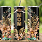 20oz Insulated Stainless Steel Travel Tumbler with lid MAMA (Butterflies)