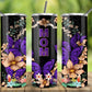 20oz Insulated Stainless Steel Travel Tumbler with lid MAMA (Butterflies)