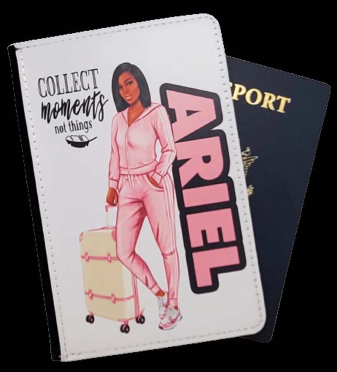 Catch Flights Not Feelings Customized Passport Cover or Luggage Tag