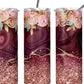 20oz Insulated Stainless Steel Travel Tumbler - Pink Glitter