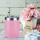 She Believed She Could So She Did - 12oz Insulated Stainless Steel Wine Tumbler