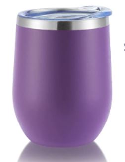 She Believed She Could So She Did - 12oz Insulated Stainless Steel Wine Tumbler