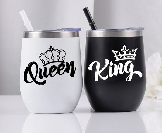 Queen and King - Insulated Stainless Steel Tumbler