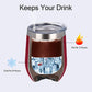 Monogram -12oz Insulated Stainless Steel Wine Tumbler - Custom Text