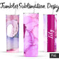 20oz Insulated Stainless Steel Travel Tumbler with lid and Custom Name (WaterColor)
