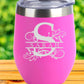 Monogram -12oz Insulated Stainless Steel Wine Tumbler - Custom Text