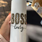 20oz Insulated Stainless Steel Travel Tumbler with (Boss Lady)