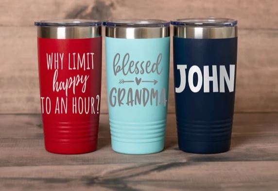 Personalized Name/Text - Insulated Stainless Steel Tumbler