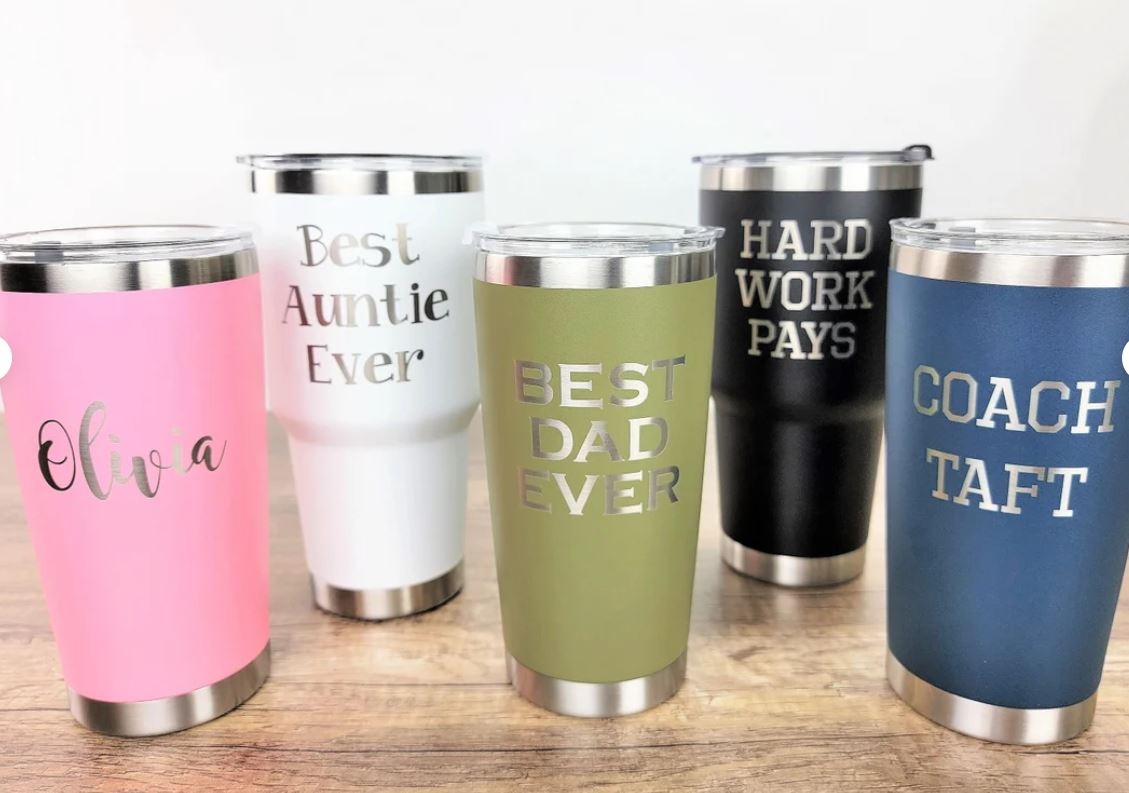 Personalized Name/Text - Insulated Stainless Steel Tumbler