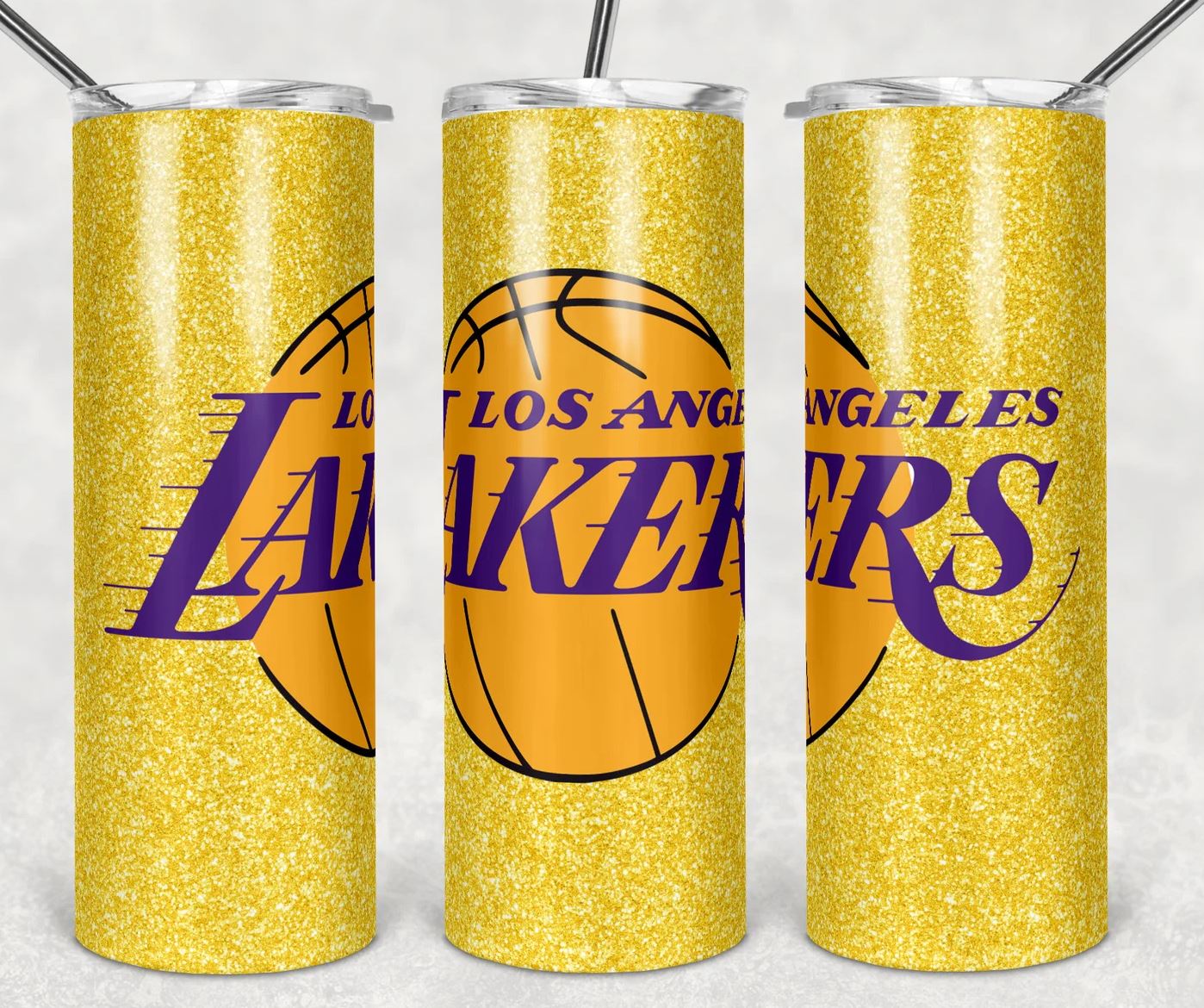 Lakers - 20oz Skinny Insulated Stainless Steel Travel Tumbler