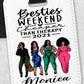 Besties Adventure Customized Passport Cover or Luggage Tag