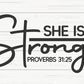 She Strong, Proverb 31:25- Shirt