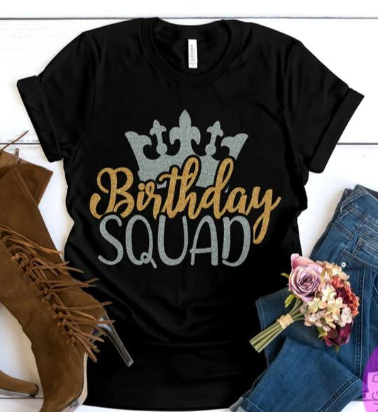 Birthday Squad (Crown) - Shirt