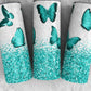 Teal Butterflies- 20oz Insulated Stainless Steel Travel Tumbler