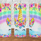 Rainbow Unicorn- 20oz Insulated Stainless Steel Travel Tumbler