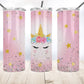 Gold Star Unicorn- 20oz Insulated Stainless Steel Travel Tumbler