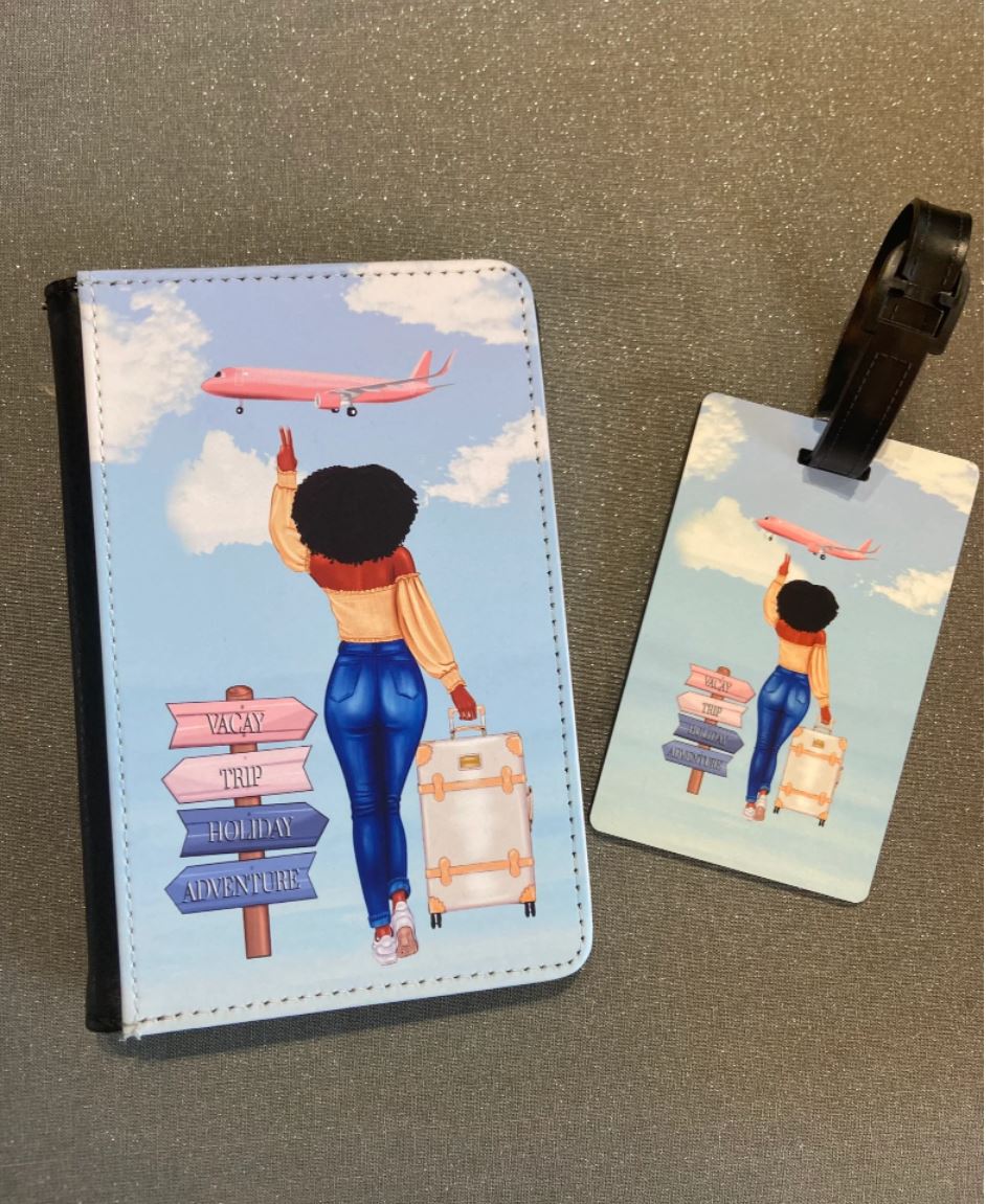 Vacay Customized Passport Cover or Luggage Tag