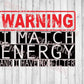 Warning I Match Energy and I Have No Filter- Shirt