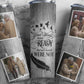 20oz Insulated Stainless Steel Travel Tumbler with lid and Custom Photo- Your Wings Were Ready But Our Hearts Were Not